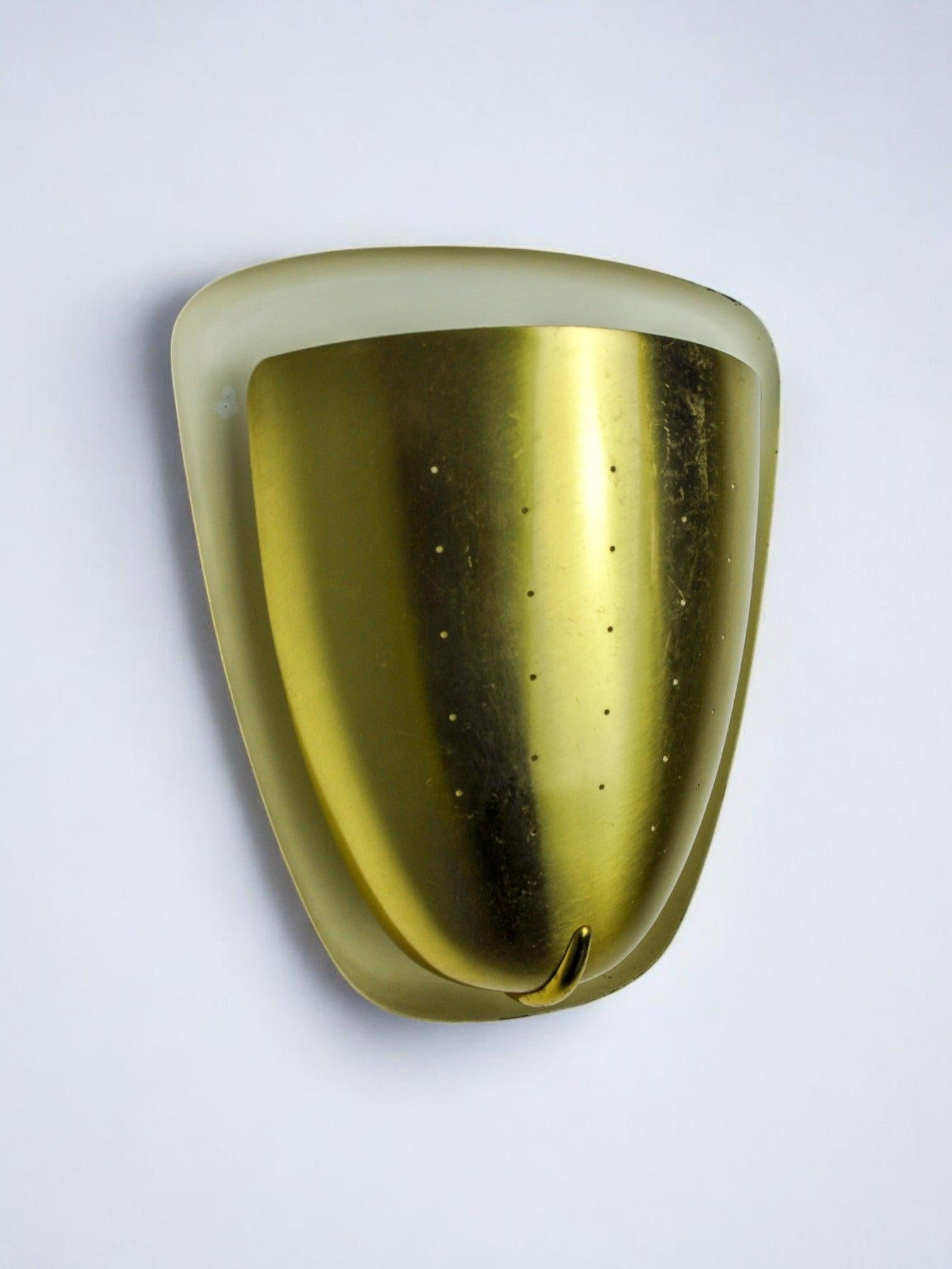 Regency wall lamp in brass, italy, 1970