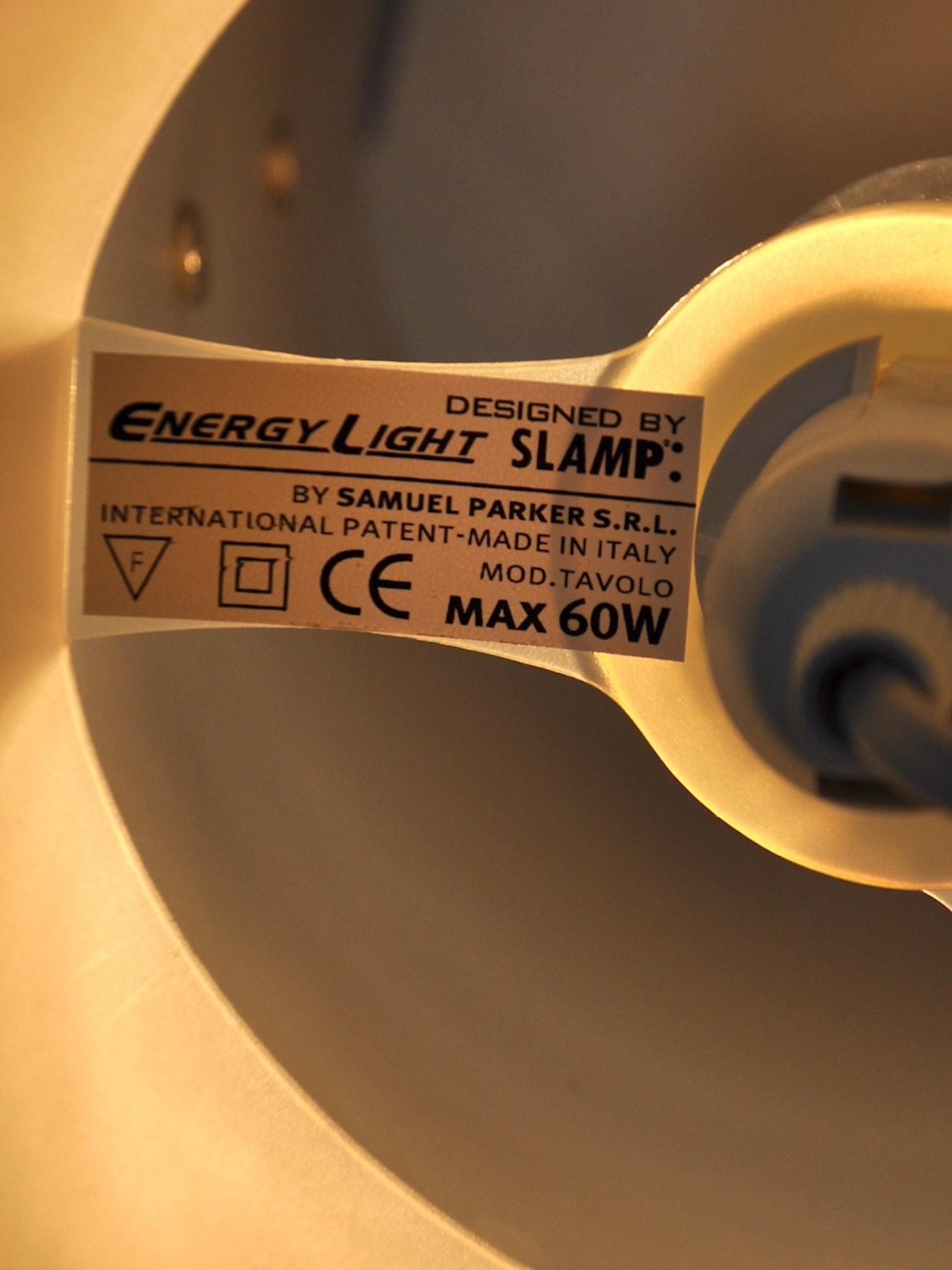 Samuel Parker lamp for Slamp, 1980
