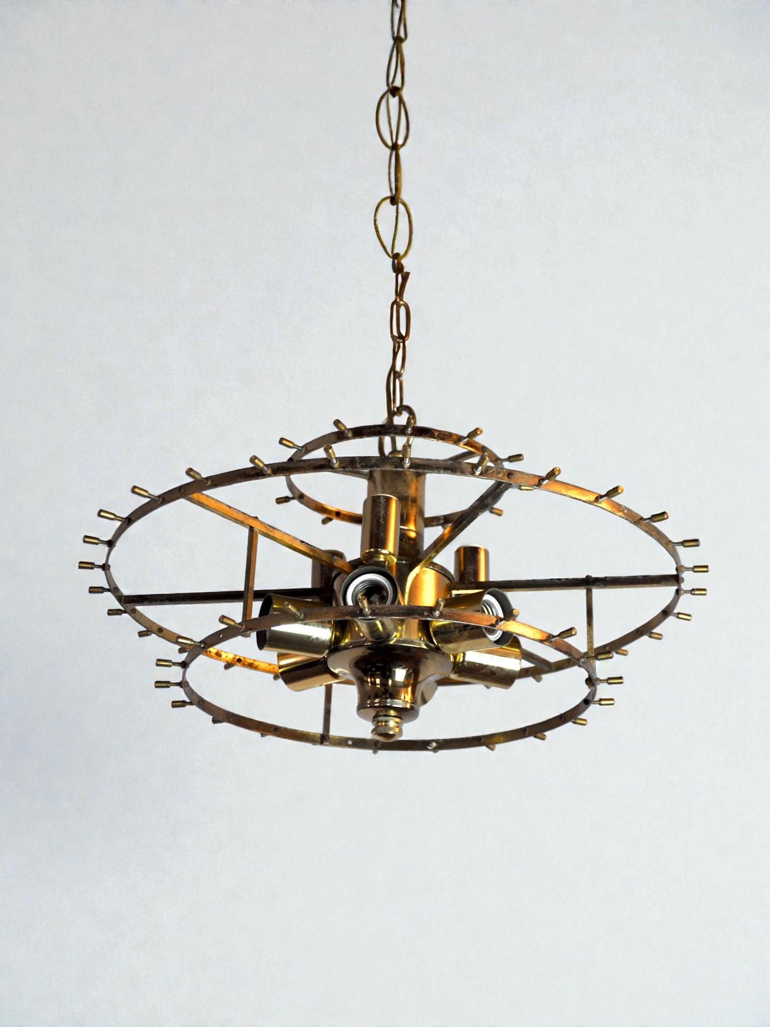 Kinkeldey chandelier 3 levels 1970 Germany