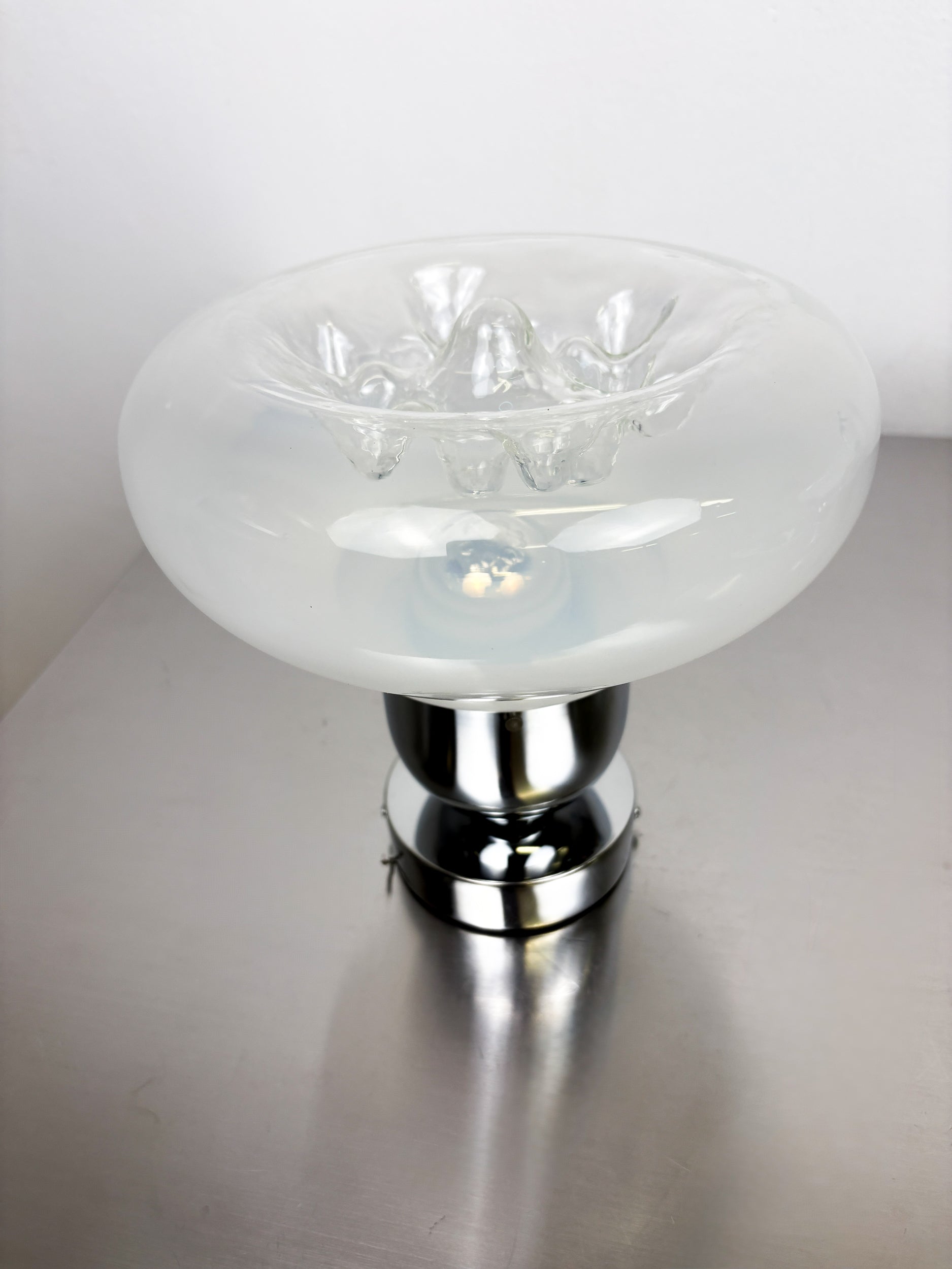Toni Zuccheri wall light, murano handblown glass, Italy, 1970's