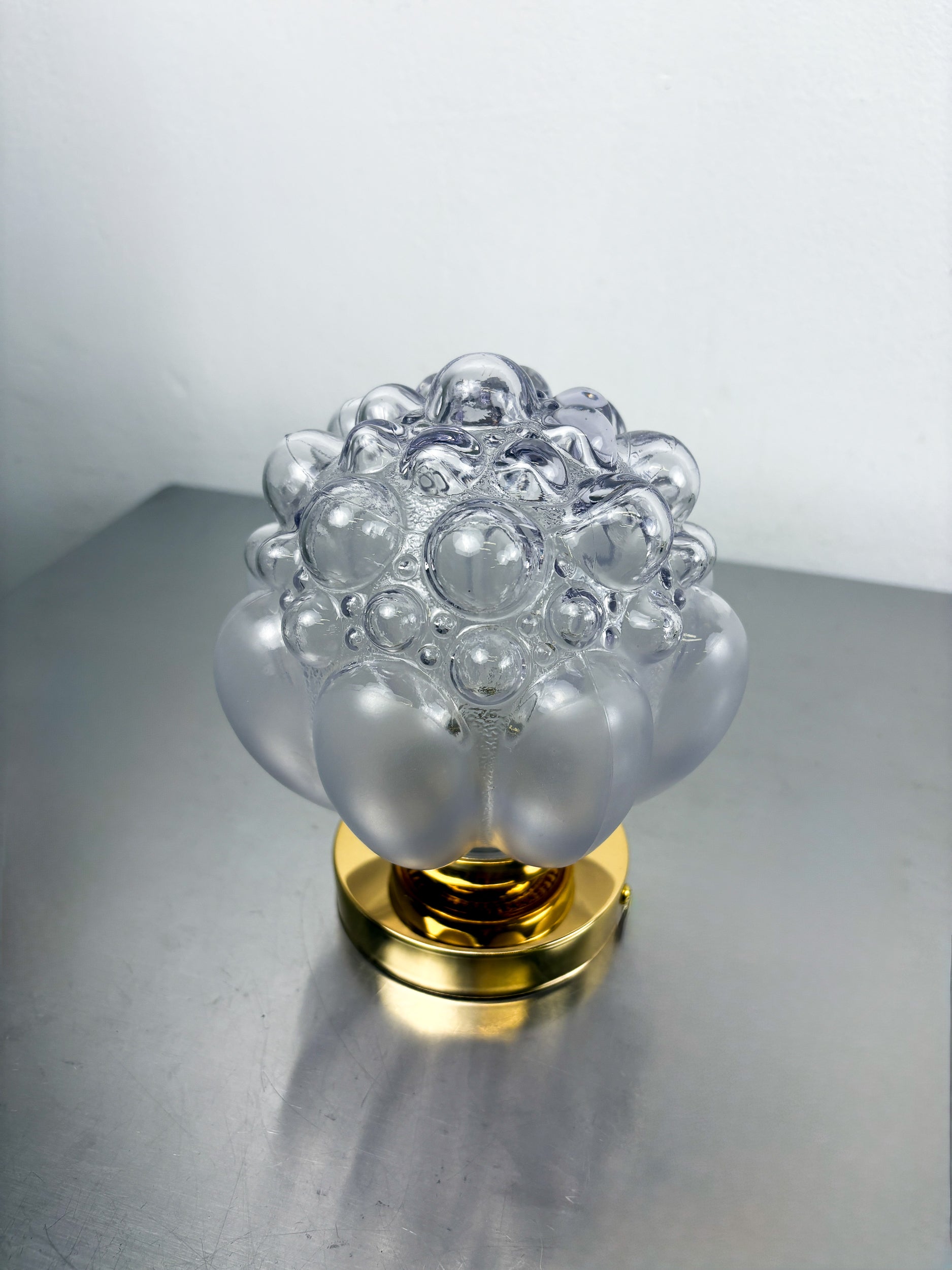 Bubble Glass Wall Sconce – Helena Tynell Style, Germany, Circa 1970's