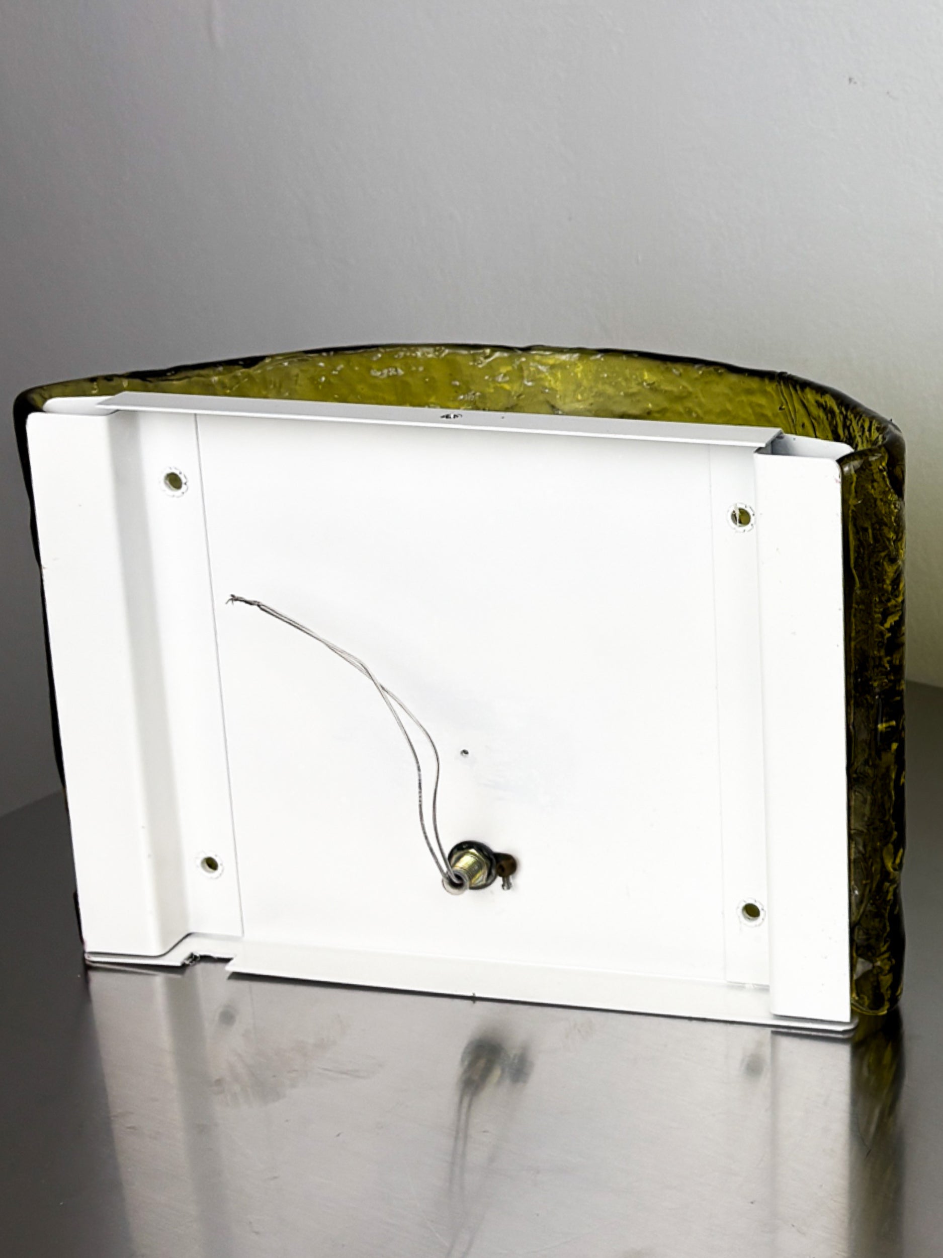 Carlo Nason for Mazzega Murano Glass Wall Sconce, Italy Circa 1970's